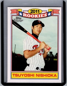 2011 Topps Lineage #14 Tsuyoshi Nishioka Rookies Commemorative - Picture 1 of 2