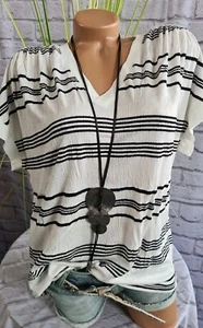 S.Oliver Bluse Tunika Shirt schwarz weiß Kurzarm Gr. 34 bis 44 (3 511) NEU - Bild 1 von 3