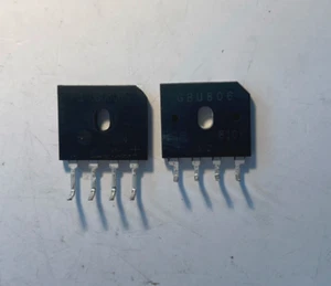 GBU806 Bridge Rectifier 800V 10A SIP Mix Genuine Part Tested x 2 pcs - Imagen 1 de 1