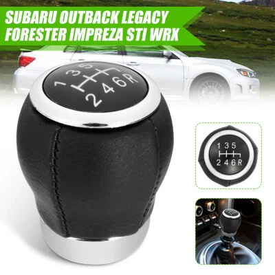 Palanca de cambios de 6 velocidades para Subaru Outback Legacy Forester Impreza STI Foto 1 de 4