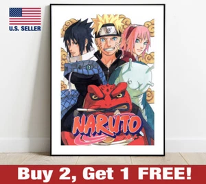 Naruto Poster 18" x 24" Print Anime Wall Art Shippuden 1 - Picture 1 of 3