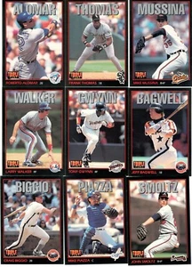 Lote de 74 tarjetas Leaf 1993 triple juego - Imagen 1 de 5