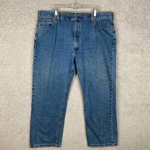 Levi’s 505 Mens Regular Fit Straight Leg Jeans 46x30 Medium Wash Denim Workwear - Bild 1 von 19