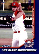 2013 Stockton Ports Choice #10 Blake Hassebrock Littleton Colorado Baseball Card