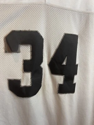 Camiseta Throwback Mitchell & Ness NFL Los Angeles Raiders Bob Jackson #34 Tamanho 60 - Imagem 1 de 4