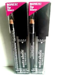 2X Hard Candy Matte-aholic Midnight Snack 1535 Lipstick & Liner Color Kit 