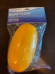 FLOTADOR DE CUERDA 3"" x 5"" usar líneas de anclaje, piscinas, cuerdas de esquí, líneas de páramo Marine Raider - Imagen 1 de 4