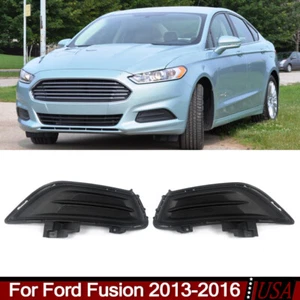 Parachoques delantero derecho Ford Fusion 2013-2016 ajuste 2013-2016 inserción luz antiniebla faros rejilla cubiertas - Imagen 1 de 15
