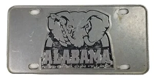 University Of Alabama Crimson Tide Pewter Pewtarex Logo License Plate Decor - Picture 1 of 8