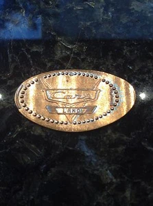 Disneyland California Adventure Souvenir prensado centavo CARS logotipo de tierra #7 - Imagen 1 de 2
