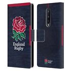 ENGLAND RUGBY UNION 2020/21 CREST KIT LEATHER BOOK CASE FOR BLACKBERRY ONEPLUS