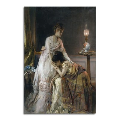 Arte de pared en lienzo After the Ball elegante moderno decoración de mujeres pinturas impresión póster Foto 1 de 4