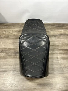 HONDA 1981 CB750 C (CUSTOM) DOHC SEAT OEM BLACK ORIGINAL STOCK - Picture 1 of 9