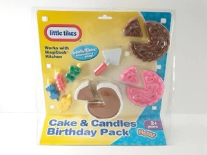 2004 Little Tikes KUCHEN & KERZEN GEBURTSTAGSPAKET Essen Spielzeug Set für MagiCook Küche - Bild 1 von 8