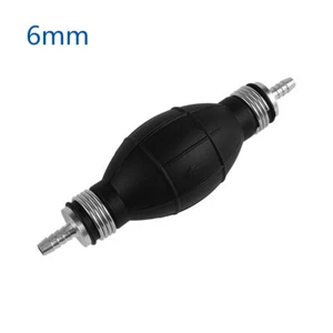 6mm Diesel Fuel Hand Primer Pump For Cars Boat One Way Non Return Bulb Type Tool - Picture 1 of 6