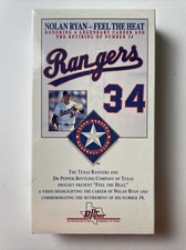 Nolan Ryan Vintage Feel The Heat Dr. Pepper 1996 VHS Movie NEW / SEALED