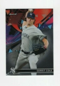 2021 TOPPS FINEST BASEBALL GERRIT COLE NEW YORK YANKEES #58 - Picture 1 of 5