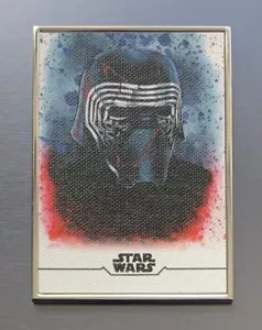 Kylo Ren 2020 Star Wars Stellar Reproduction Sketch Louise Draper /100 #72 - Picture 1 of 4