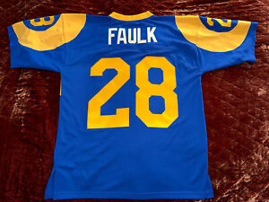 Throwback St. Louis Rams Marshall Faulk 1999 Vintage Jersey 44 Large New