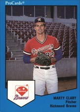 1989 Richmond Braves ProCards #826 Marty Clary