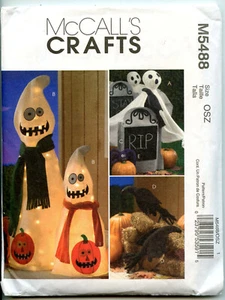Decoraciones de Halloween - Fantasmas, Araña, Cuervo - Patrón de Costura McCalls - Nuevo - Imagen 1 de 2