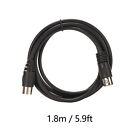 8 Pin Din Male To 6 Pin Din Male Cable Plug And Play Sound Data Signal Conne ECM