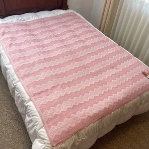 HANDGEMACHTE ANDEN ALPAKA ROSA DECKE 55x66 - Bild 1 von 7
