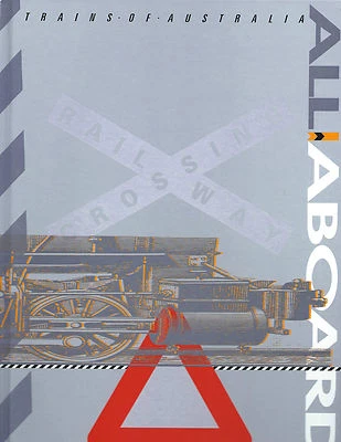 Libro de estampillas patrimoniales AUSTRALIA POST 1993 - TODO A BORDO (trenes) + estampillas como nuevas MNH Foto 1 de 4