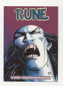 Rune Ultraverse Malibu Comics Promo Checklist Card - Picture 1 of 2