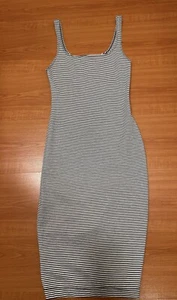 Zara Trafaluc Women’s Stripped Bodycon, Sleeveless, Long Dress Size S - Picture 1 of 3