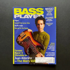 Juan Alderete BASS PLAYER MAGAZINE March 2005 Mars Volta & Racer X Bassist - Foto 1 di 2
