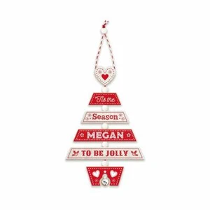 Christmas Tree Decoration - Megan 269800610 Wooden Hand Crafted - Picture 1 of 4