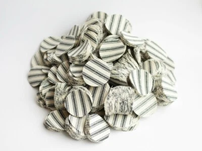 .30-.39 CAL. 7/8" OILED PILLOW TICKING SHOOTING PATCHES / QTY. 1,000 / EMSS3182T - Image 1 of 4