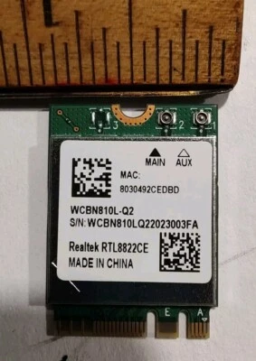 REALTEK RTL8822CE 802.11ac M.2 Wireless WiFi + Bluetooth Modul  - Bild 1 von 2