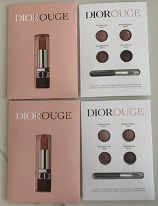 2 x Dior Rouge Couture Colored Lipstick Nude Velvet Look Touch Style sample set - Picture 1 of 4