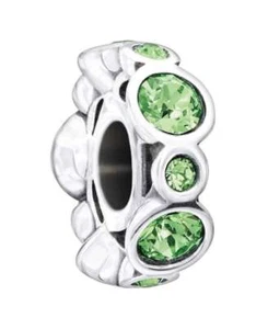 Charms Chamilia Mes Nacimiento Agosto 2025-1036 Plata de ley-Cristal Swarovski - Imagen 1 de 5