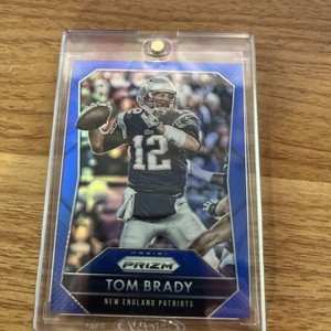 TOM BRADY 2015 PANINI PRIZM #12 BLUE PRIZMS PATRIOTS SP RARE GEM MINT