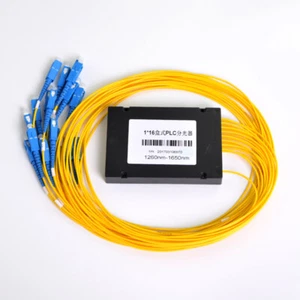 PLC Fiber Optical Cble Splitter Box 1x16 Cassette Fiber Cable Branching Device - Imagen 1 de 4