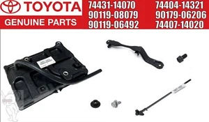 Toyota JZA80 Supra Genuine Battery Hold & Tray & Clamp & Nut Set OEM Japan - Foto 1 di 16