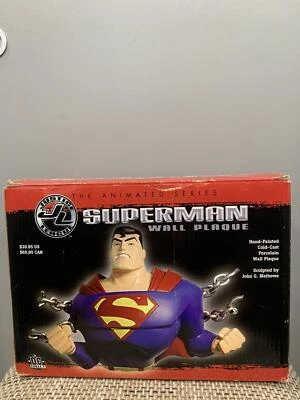 DC Direct Justice League Animated Series SUPERMAN Wall Plaque - Photo 1/2