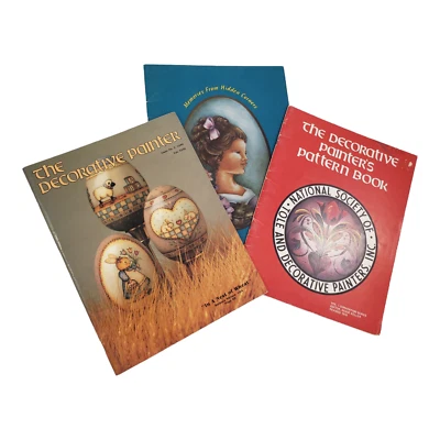 3 Vintage Decorative Painting Booklets Lot Pattern Book the Calico Attic Easter - Image 1 of 4