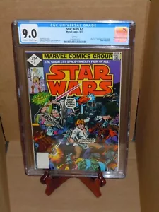 Star Wars #2 CGC 9.0 Marvel Comics 8/1977 Ristampa diamanti (sfondo viola) - Foto 1 di 6