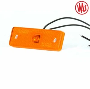 WAS W44 12V/24V LED gelb orange Seitenmarkierungsleuchte Leuchte LKW Anhänger - Bild 1 von 4