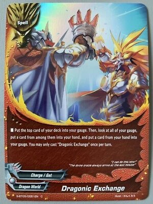 FUTURE CARD BUDDYFIGHT DRAGONIC EXCHANGE (DRAGON WORLD) S-BT05/0051EN C FOIL - Image 1 of 4
