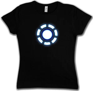 ARC REACTOR II GIRLIE SHIRT - Iron Avengers Tony Stark Mark Man Invincible - Picture 1 of 2
