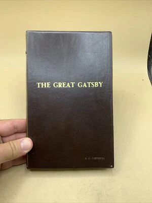 The Great Catsby By F.Scott Fitzgerald Vintage 1953 Genuine Leather Rare - Image 1 of 4