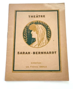 1931 Theatre Program "Sarah-Bernhardt" in Paris Great Ads for Foreign Cars * - Picture 1 of 9