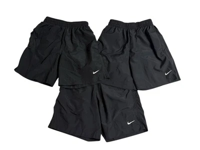 Lot of 3 Nike Dri Fit Training Athletic Shorts Youth Boys size MD 8-9 Black - Image 1 of 4