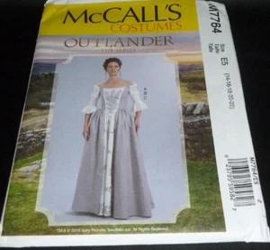 18th Century Outlander Bridal Gown Scotland Costume Sewing Pattern 14-22 LARP - Picture 1 of 3