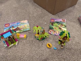 Lego Friends animal set lot  41089 41045 and 41017 foal horse monkey squirrel